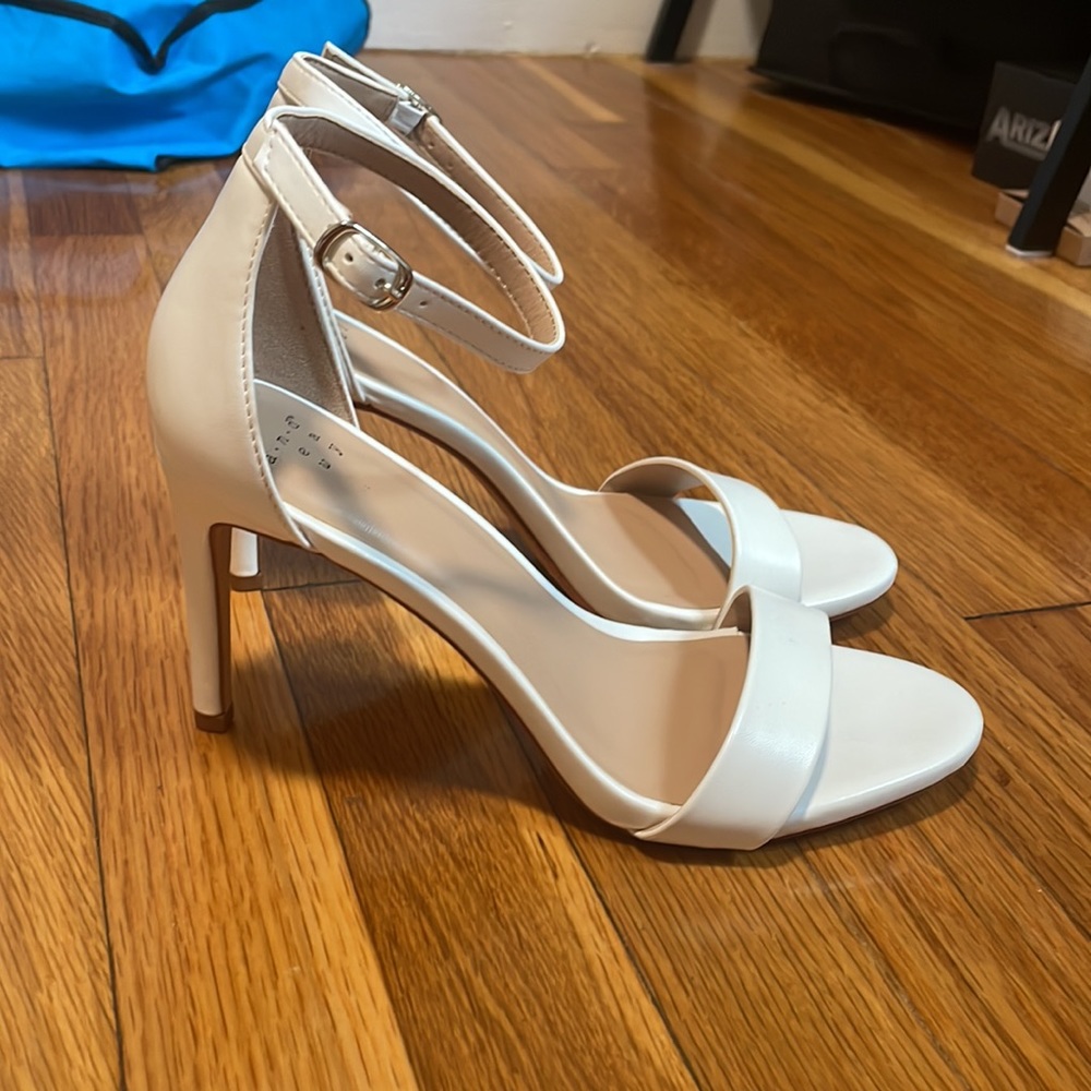 Cute white heels